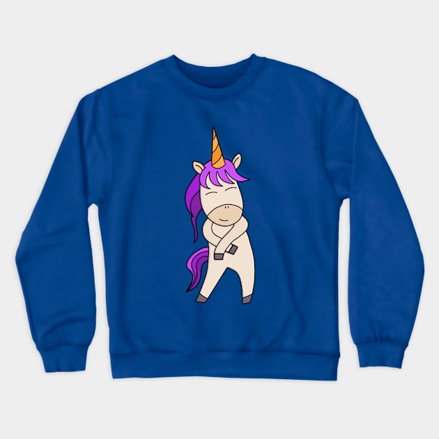 Unicorn dancing Crewneck Sweatshirt by DiegoCarvalho